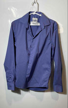 Load image into Gallery viewer, Lucky Brand Mens Blue Geometric Stretch Collared Button-Up Shirt Size Small