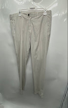 Load image into Gallery viewer, Theory Mens Beige Slash Pocket Flat Front Straight Leg Long Chino Pants Size 34