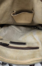 Load image into Gallery viewer, Dooney & Bourke Womens Beige Adjustable Strap Inner Pockets Small Backpack