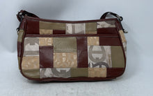 Load image into Gallery viewer, Etienne Aigner Womens Beige And Brown Patchwork Inner Pocket Shoulder Handbag