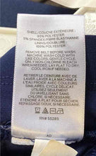 Load image into Gallery viewer, Express Womens Blue Mid Rise Pockets Pleated Tie Waist Ankle Pants Size XS