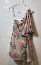 Load image into Gallery viewer, Bcbgmaxazria Womens Multicolor Printed One-Shoulder Short Mina Mini Dress Size 0