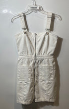 Load image into Gallery viewer, Forever 21 Womens White Sleeveless Regular Fit Full-Zip Short Mini Dress Size M