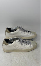 Load image into Gallery viewer, P448 Womens John White Leather Lace-Up Low Top Sneaker Shoes Size 40