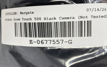 Load image into Gallery viewer, Nikon Zoom Touch 500 Black 35mm Format Point & Shoot Film Camera Not Tested