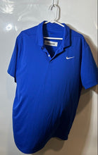 Load image into Gallery viewer, Nike Mens Blue Short Sleeve Spread Collar Golf Polo Shirt Size XL
