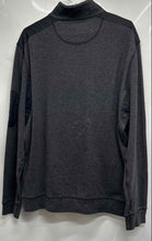 Load image into Gallery viewer, Bugatchi Uomo Mens Gray Long Sleeve Mock Neck 1/4 Zip Pullover Sweater Size L