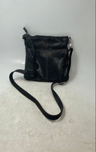 Load image into Gallery viewer, Fossil Womens Black Leather Adjustable Strap Shoulder Crossbody Handbag