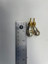 Load image into Gallery viewer, Vintage Eggplant Knife Rests Gold/Silver Tone Accessories (11Pcs )