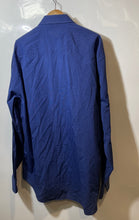Load image into Gallery viewer, Authentic Christian Dior Mens Blue Cotton Long Sleeve Dress Shirt Size 17 36/37