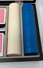 Load image into Gallery viewer, GRB Playing Cards Casino Poker Chips Complete Game Set In Carrying Box