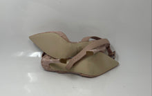 Load image into Gallery viewer, Steve Madden Womens Pink Lace Pointed Toe Stiletto Ankle Strap Heels Size 10