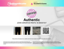 Load image into Gallery viewer, Authentic John Varvatos Mens Black Slash Pocket Skinny Leg Chino Pants Sz EUR 34
