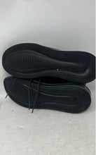 Load image into Gallery viewer, Mens Black Blue Low Top Lace-Up Fashion Sneaker Shoes Size EUR 45