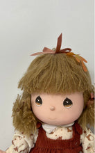 Load image into Gallery viewer, Blonde Hair Brown Eyes Play Doll In Multicolor Outfit w/ Display Stand For Girls