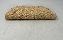 Load image into Gallery viewer, Unbranded Womens Beige Woven Straw Envelope Flap Clutch Purse