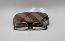 Load image into Gallery viewer, Authentic Burberry Women's Gray Ombre Transparent Glasses With Case