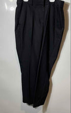 Load image into Gallery viewer, H&M Womens Black Flat Front Slash Pockets Straight Leg Dress Pants Size 12