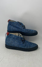 Load image into Gallery viewer, Del Toro Mens Blue Lace-Up Closed Toe Ankle Chukka Boots Size 9