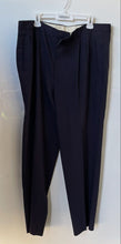 Load image into Gallery viewer, Di Ferri Mens Blue Pleated Pockets Straight Leg Formal Dress Pants Size 40