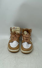 Load image into Gallery viewer, Nike Kids Air Jordan 1 Retro High White Beige Sneaker Shoes Size 1Y No Insole