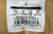 Load image into Gallery viewer, Nike Kids Air Jordan 13 Retro 414574-705 Mustard Yellow Sneaker Shoes Size 7Y