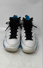 Load image into Gallery viewer, Nike Boys Air Jordan 9 302359-103 White Blue Black Basketball Shoes Size 4Y