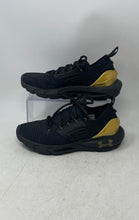 Load image into Gallery viewer, Under Armour Unisex HOVR Phantom 2 IntelliKnit Black Gold Sneaker Shoes M6 W7.5