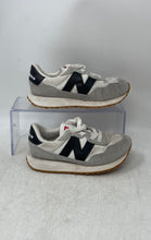 Load image into Gallery viewer, New Balance Boys 237 PH237CG White Black Gray Lace-Up Sneakers Shoes Size 12M