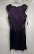 Load image into Gallery viewer, Calvin Klein Womens Purple Cap Sleeve Square Neck Cocktail Sheath Dress No Size