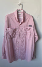 Load image into Gallery viewer, Columbia Mens PFG Tamiami White Red Check Long Sleeve Button-Up Shirt Size Large