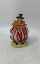 Load image into Gallery viewer, Vintage Porcelain Ruffle Collar Striped Costume Clown Mini Statue Figurine