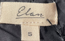 Load image into Gallery viewer, Elan Womens Black Long Sleeve Double-Breasted Trench Coat Size S With Tag