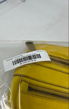 Load image into Gallery viewer, Fossil Womens Explorer Yellow Leather Outer Pocket Crossbody Purse With Tag