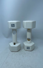 Load image into Gallery viewer, Everlast White Fitness Exercise 2lb Dumbbells For Nintendo Wii Not Tested