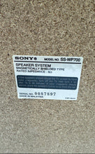 Load image into Gallery viewer, Sony Home Theater Passive Subwoofer Speaker Model SS-WP700 Not Tested