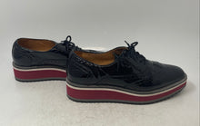 Load image into Gallery viewer, Johnston & Murphy Womens Black Leather Lace-Up Low Top Oxford Shoes Size 9 M