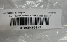 Load image into Gallery viewer, Authentic Tory Burch Womens Caroline Black Leather Slip-On Ballet Flats Size 10M