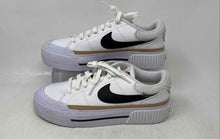 Load image into Gallery viewer, Nike Womens Court Legacy Lift White Low Top Lace-Up Sneaker Shoes Size 7
