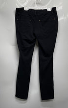 Load image into Gallery viewer, Express Womens Black Flat Front Stretch Skinny Leg Trouser Pants Size Small