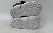 Load image into Gallery viewer, Nike Kids Team Hustle D 9 AQ4226-001 Black Hook & Loop Sneaker Shoes Size 7C