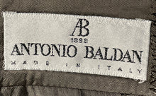 Load image into Gallery viewer, Antonio Baldan Mens Gray Long Sleeve Notch Lapel Three-Button Blazer Size 52L