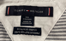 Load image into Gallery viewer, Tommy Hilfiger Mens White Gray Striped Regular Fit Stretch Button-Up Shirt XXL