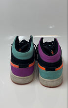 Load image into Gallery viewer, Nike Womens Air Jordan 1 Mid 554725-083 Multicolor Leather Sneakers Shoes Size 7