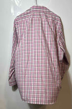 Load image into Gallery viewer, Michael Kors Mens Multicolor Plaid Cotton Non-Iron Dress Shirt Size 16 1/2