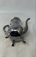 Load image into Gallery viewer, Vintage Silver-Tone Victorian Footed Coffee Tea Pot With Handle & Lid