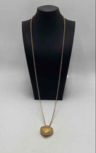Load image into Gallery viewer, Authentic Swarovski Women's Gold-Tone Large Heart Pendant Necklace