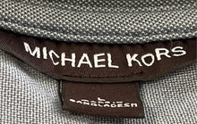 Load image into Gallery viewer, Michael Kors Mens Blue Heather Crew Neck Short Sleeve Regular Fit T-Shirt Size L