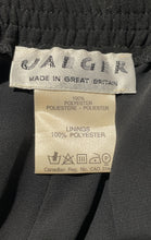 Load image into Gallery viewer, Jaeger Womens Black Pleated Side Zip Wide-Leg Trouser Pants Size Large