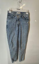 Load image into Gallery viewer, Abercrombie & Fitch Womens Blue Distressed High Rise Ankle Jeans Size 26
